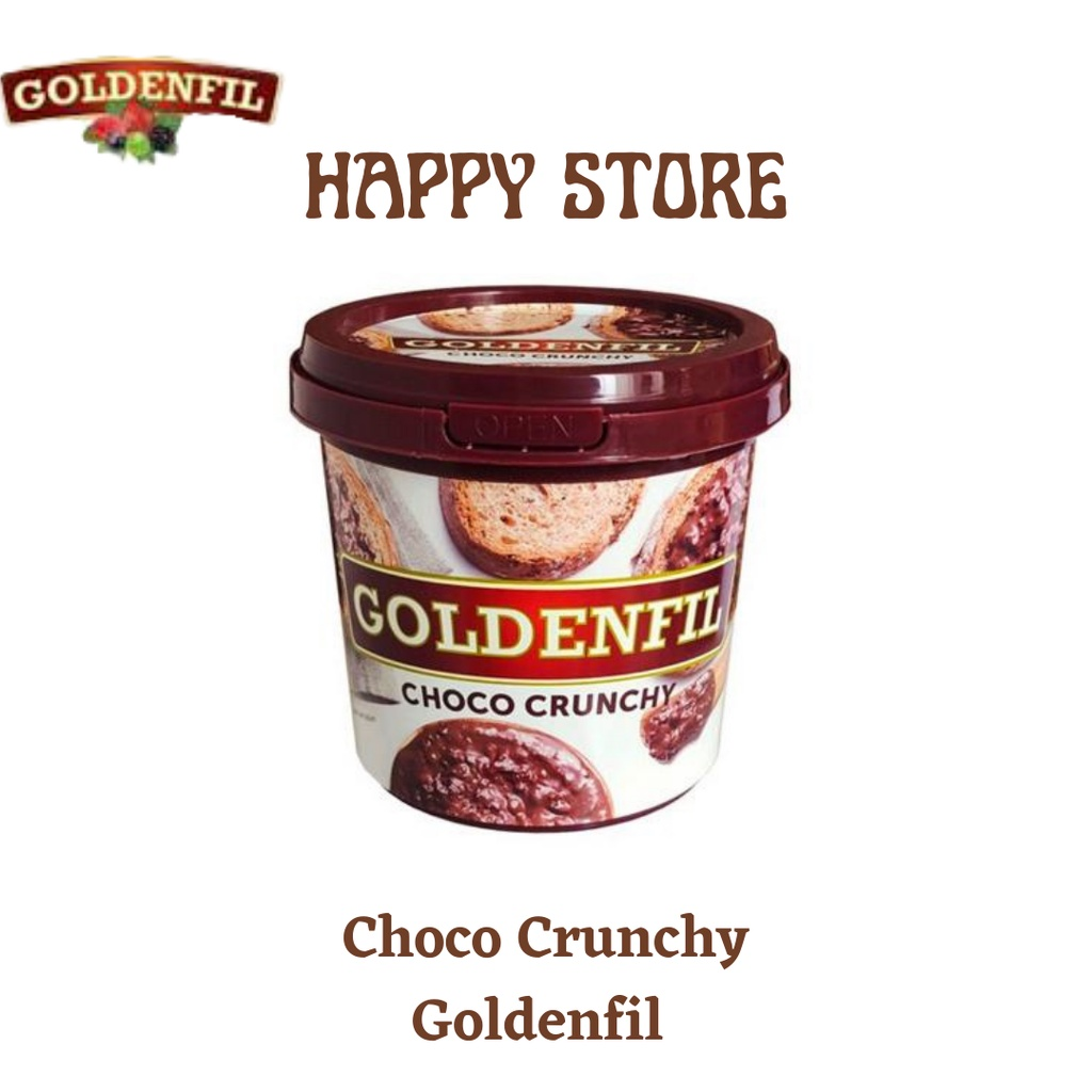Goldenfill Choco Crunchy  || Selai coklat crunchy terbaik