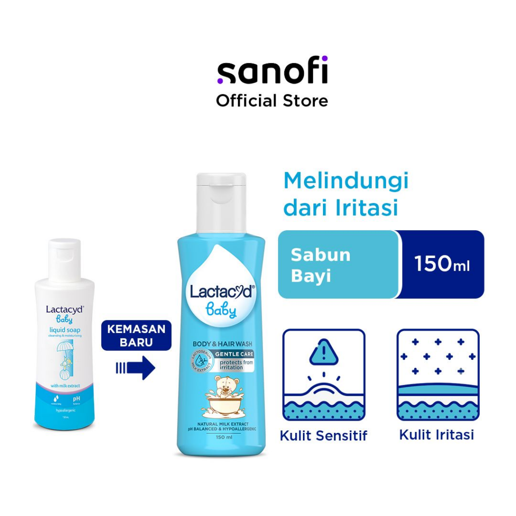 Sanofi: Lactacyd Baby Liquid Soap  || Sabun Antiseptik Terbaik