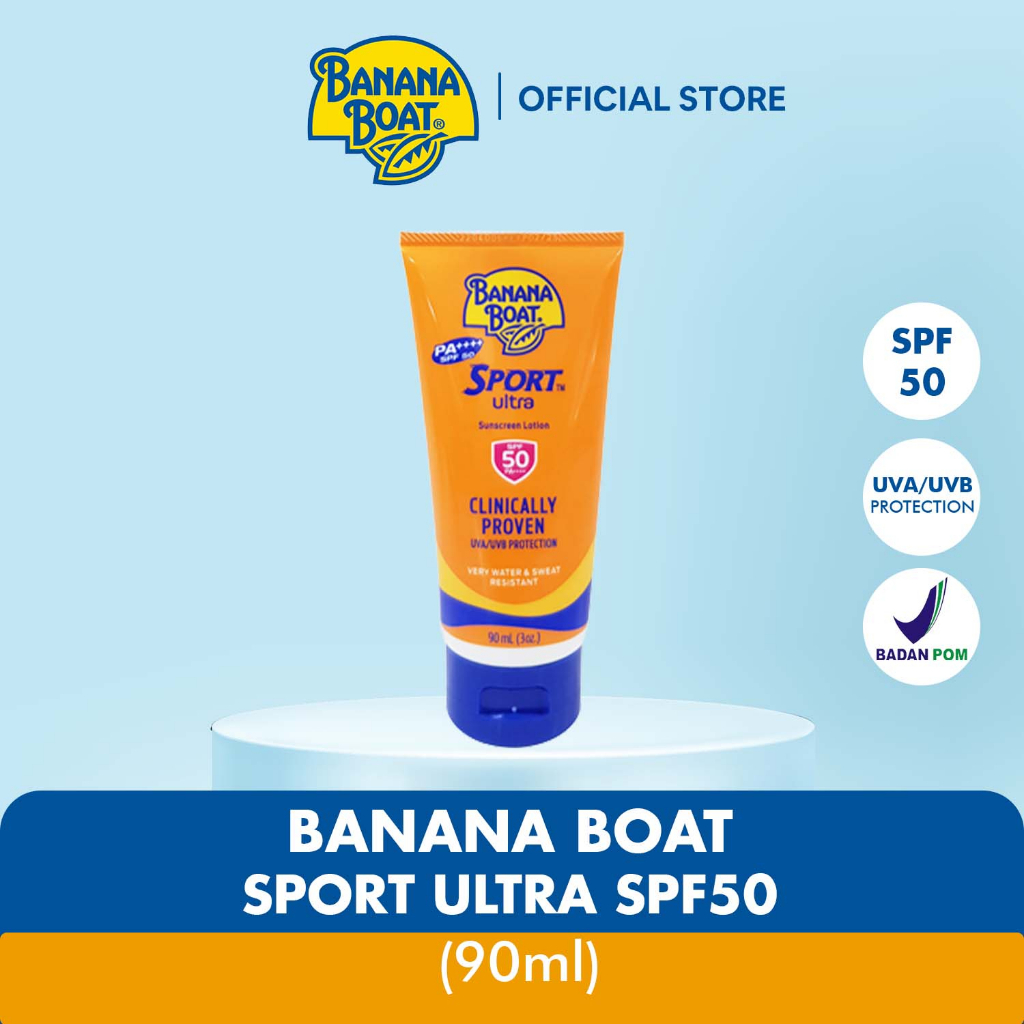 Banana Boat Sport SPF 50 || Sunblock Badan yang Bagus