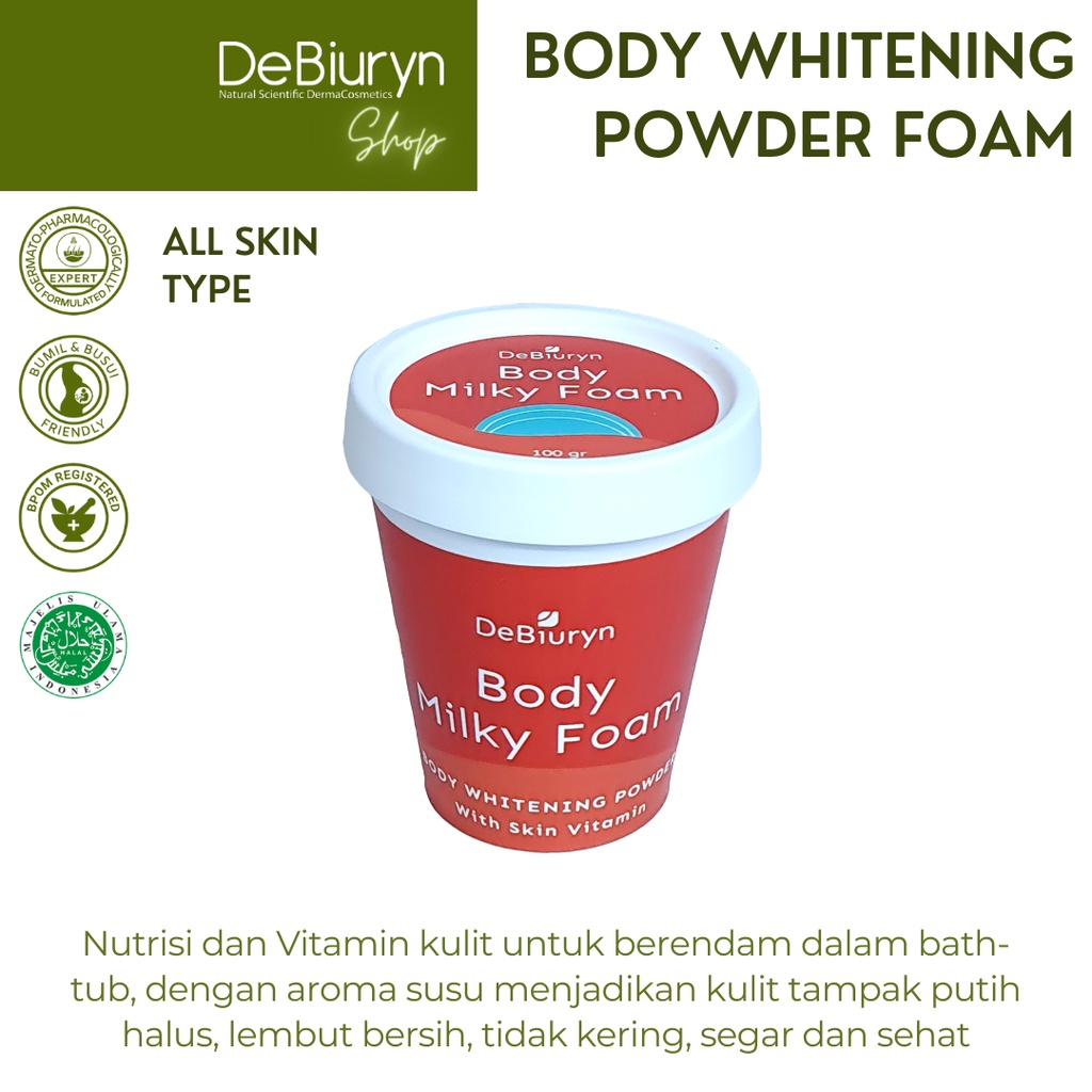 DeBiuryn: Body Milky Foam || Bath Milk Terbaik
