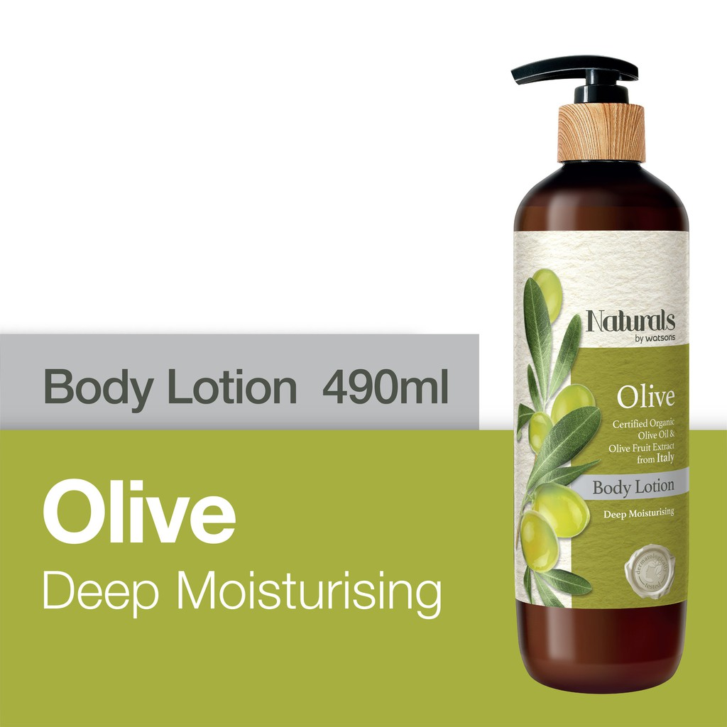 Olive Body Lotion dari Naturals by Watsons || Body Lotion Zaitun Terbaik