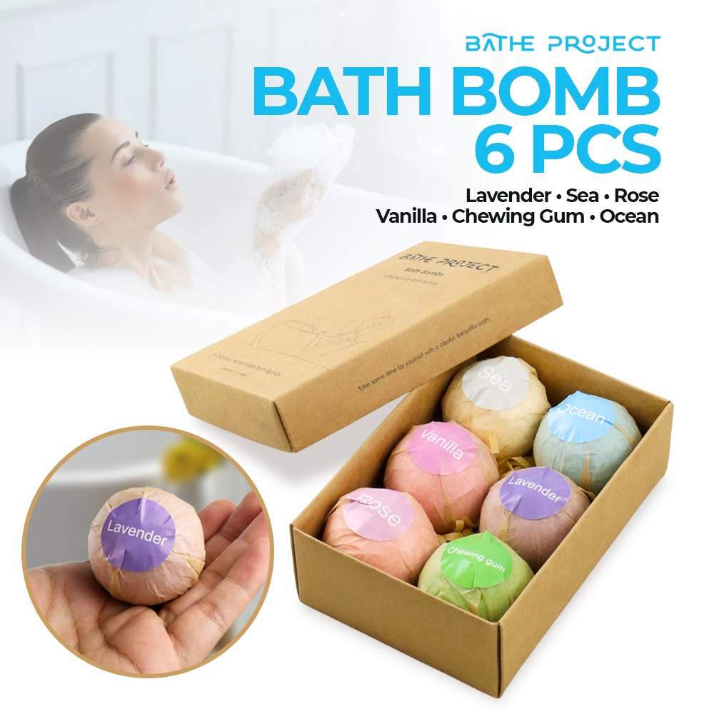 Spa Bath Bomb 6 pcs || Bath Bomb Terbaik
