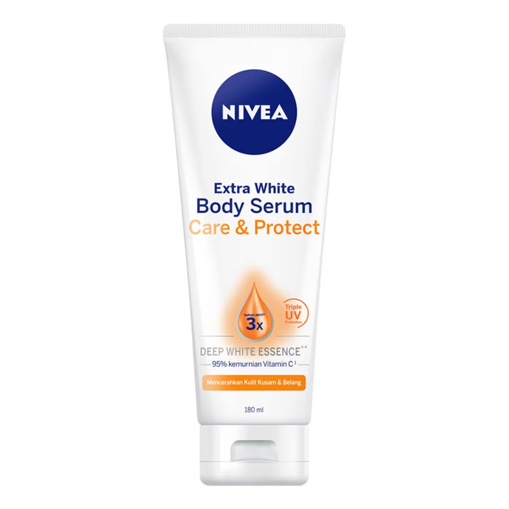 Nivea Extra White Care & Protect Serum || Body Serum Terbaik untuk Mencerahkan Kulit