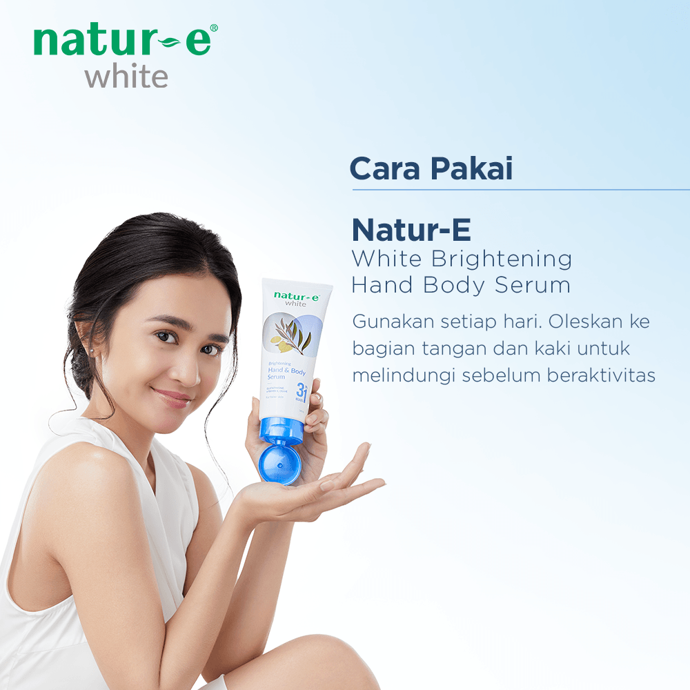 Natur-E White Brightening Hand and Body Serum || Body Serum Terbaik untuk Mencerahkan Kulit