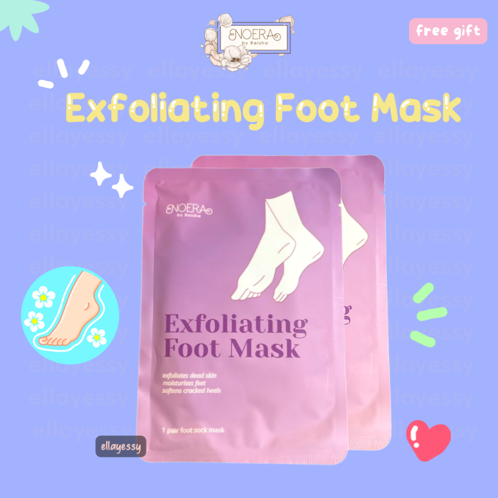 NOERA by Reisha: Exfoliating Foot Mask || Masker Kaki Terbaik