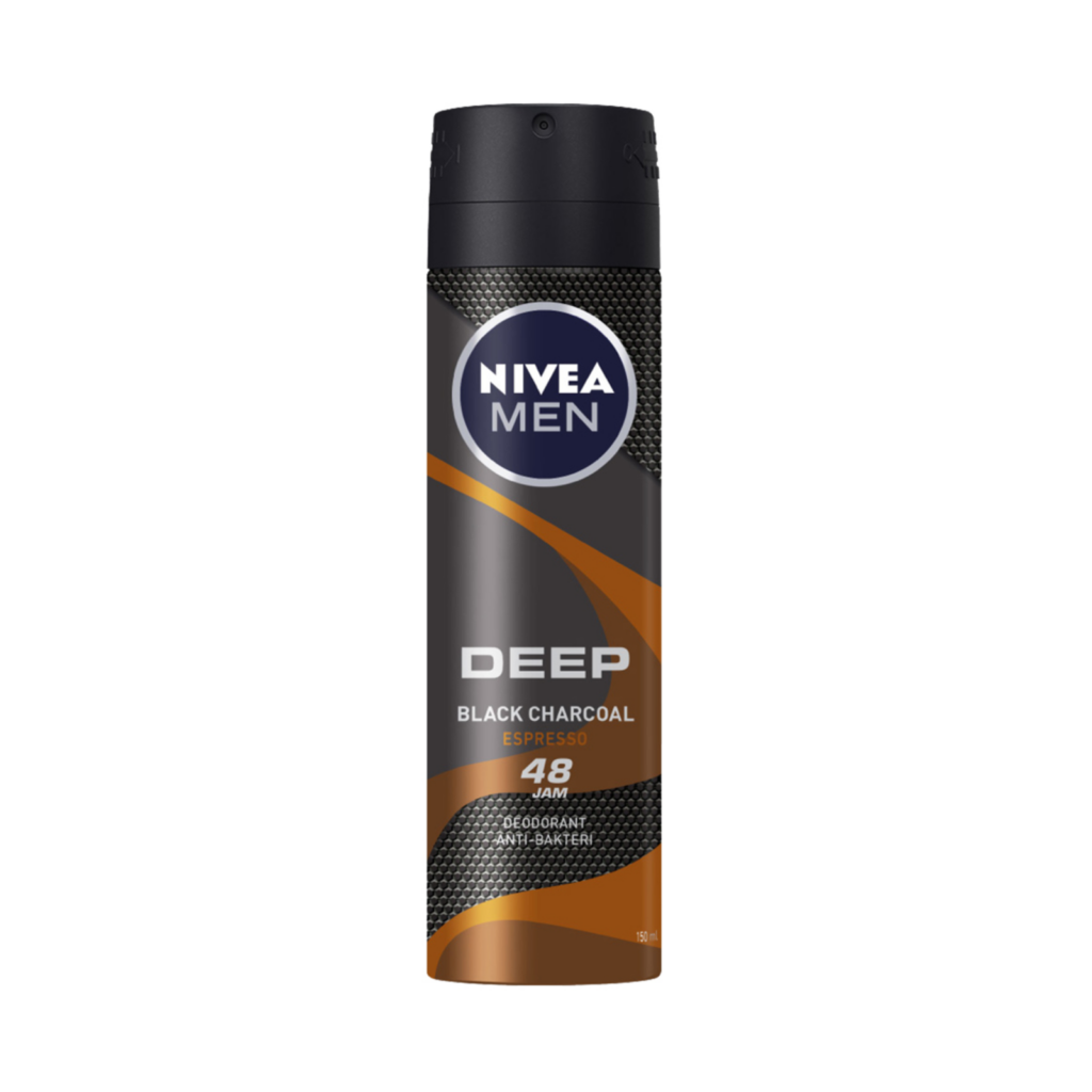 Nivea Men: Deodorant Deep Espresso Spray || Deodorant Terbaik untuk Remaja