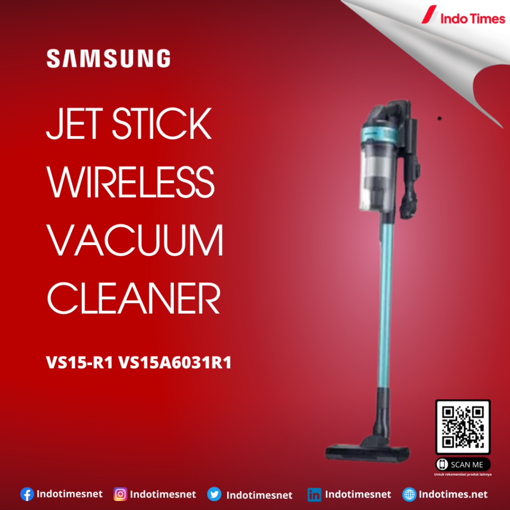 Samsung VS15-R1 VS15A6031R1/SE Jet Stick Wireless Vacuum Cleaner  || Cordless Vacuum Cleaner Terbaik