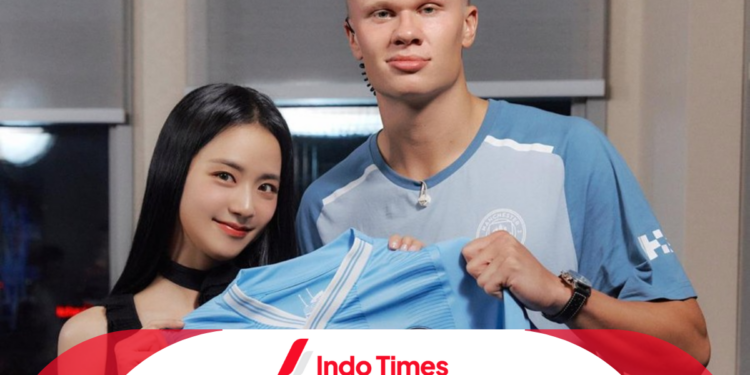 Foto Kebersamaan Hangat Erling Haaland dan Jisoo BLACKPINK di Tur Pramusim Bikin Geger Netizen