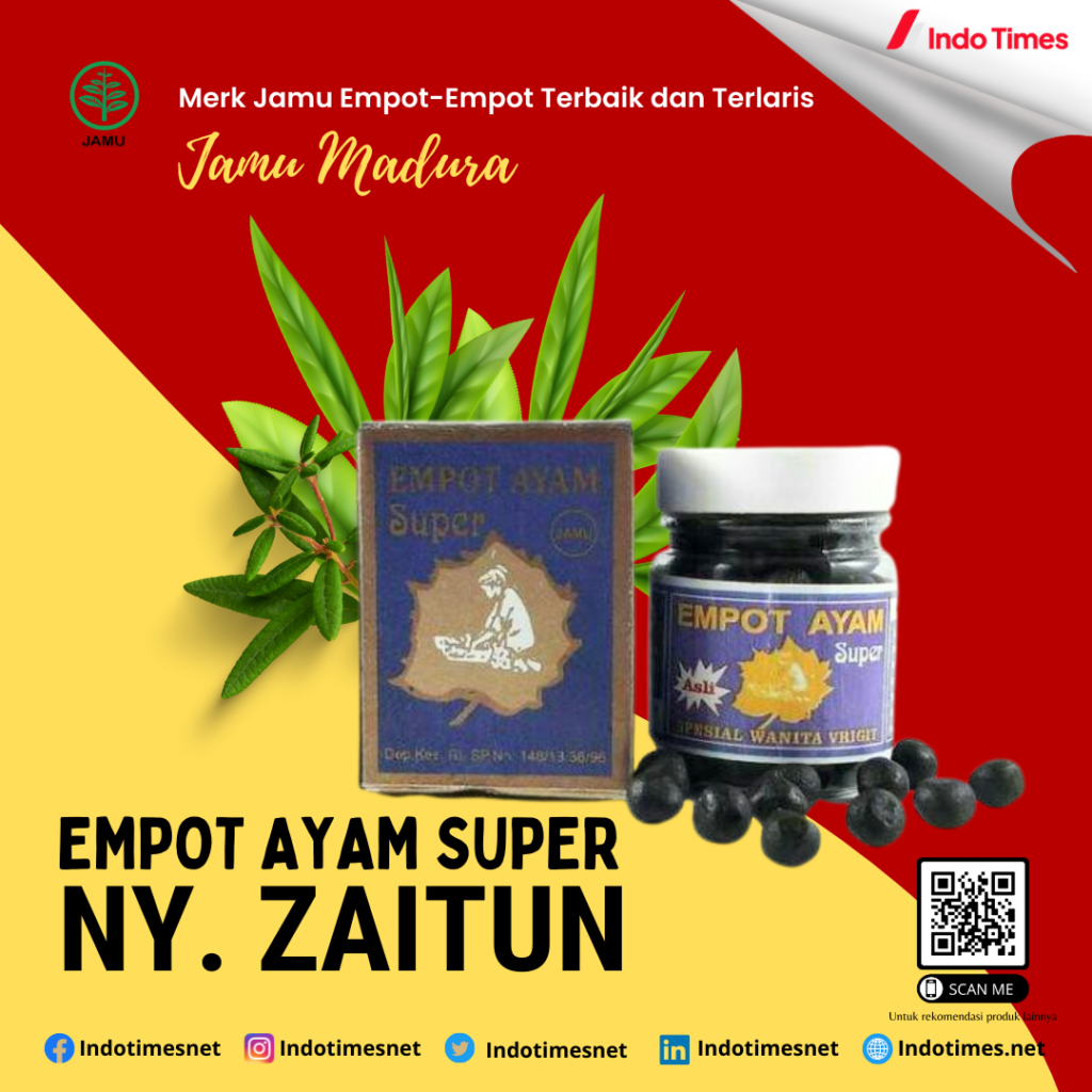 Jamu Madura Empot Ayam Super (Ny Zaitun) || Merk Jamu Empot-Empot Terbaik