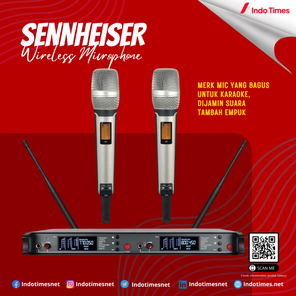 Sennheiser Wireless Microphone || Merk Mic yang Bagus Untuk Karaoke