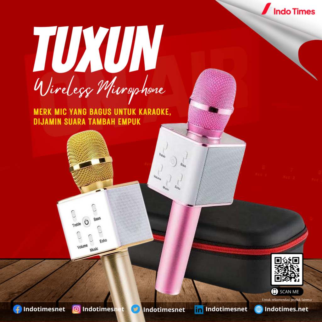 Tuxun Wireless Microphone || Merk Mic yang Bagus Untuk Karaoke
