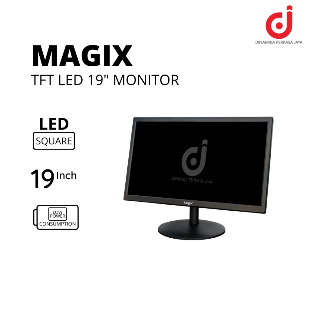 Monitor PC 19 Inch MAGIX (HDMI + VGA) || monitor HDMI dibawah 1 juta
