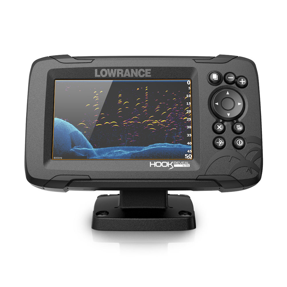 Lowrance HOOK Reveal 5x SplitShot with CHIRP, DownScan & GPS Plotter 000-15503-001 || Fish Finder Terbaik