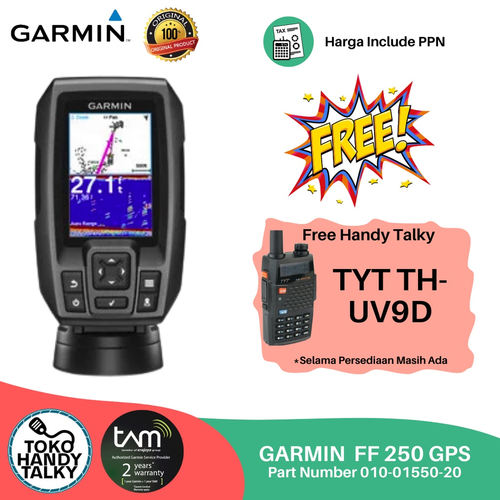 Garmin FF 250 GPS 010-01550-20 || Fish Finder Terbaik