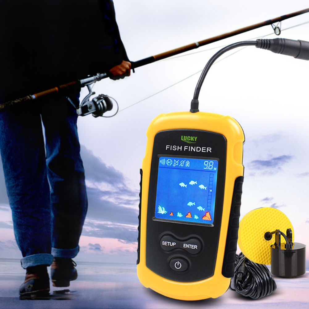 Sonar Alarm Fishing Sensor 100M Portable || Fish Finder Terbaik