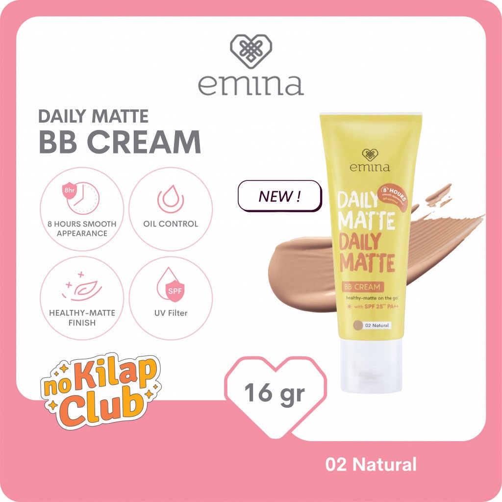 Emina Cosmetics Daily Matte BB Cream || BB Cream Terbaik untuk Kulit Berminyak