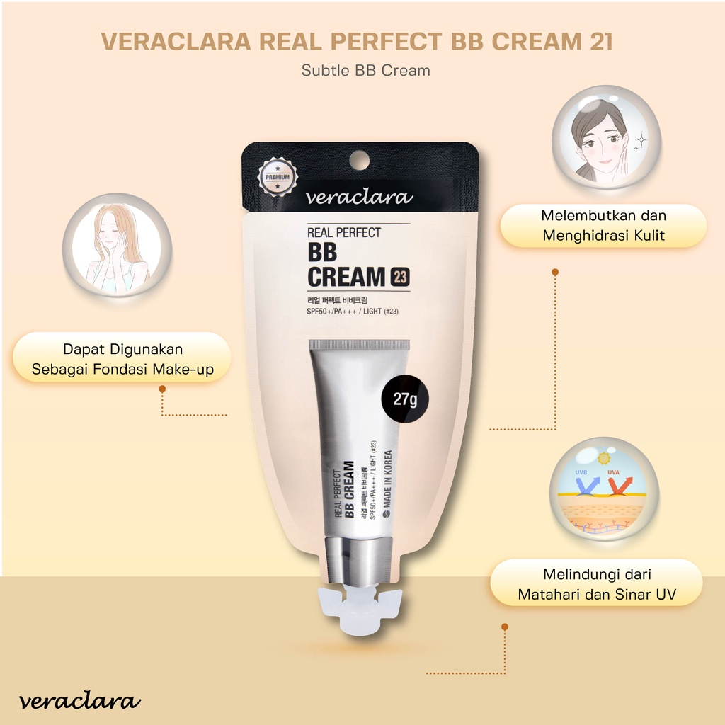 BB Cream Real Perfect Veraclara || BB Cream Terbaik untuk Kulit Berminyak