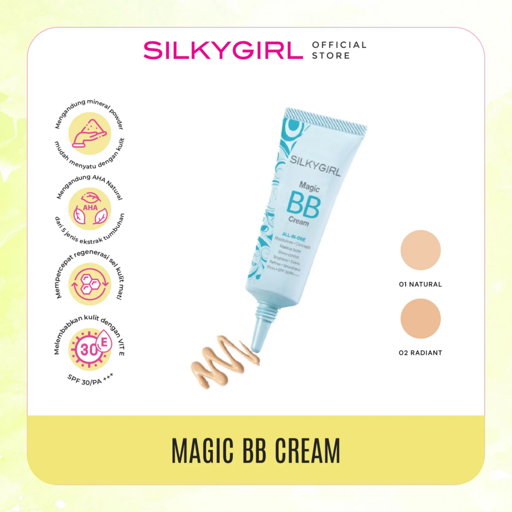 Magic BB Cream Silkygirl || BB Cream Terbaik untuk Kulit Berminyak