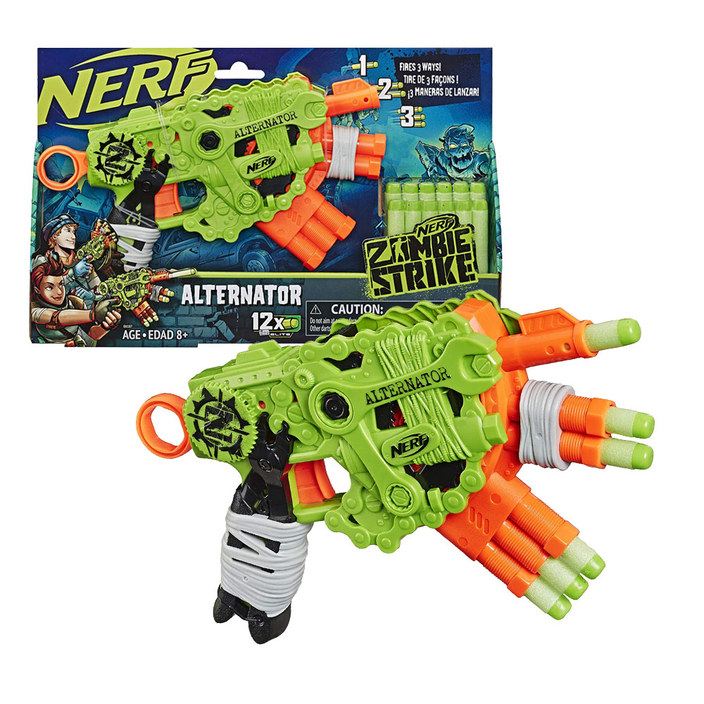 Nerf Zombie Strike Alternator || Nerf Gun Terbaik
