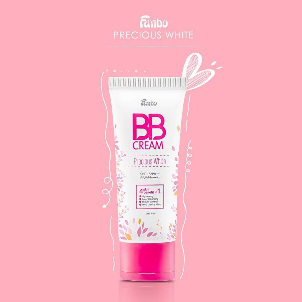 Precious White BB Cream Fanbo Cosmetics || BB Cream Terbaik untuk Kulit Berminyak