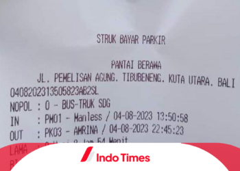 Viral! Biaya Parkir Pantai Berawa Capai Rp140 Ribu. Bendesa Berikan Klarifikasi