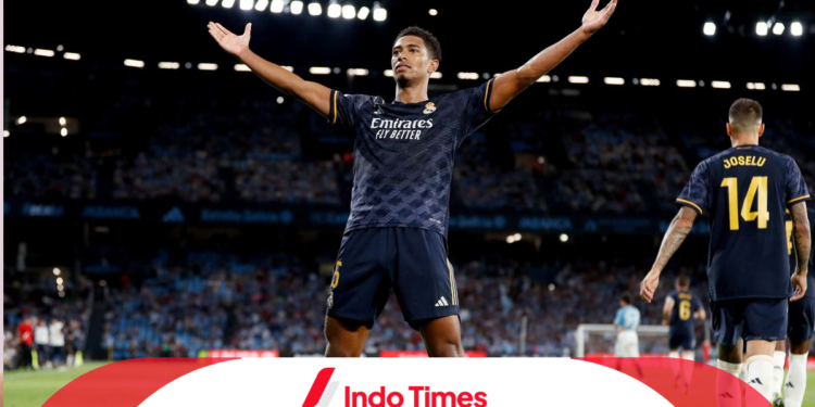 Celta vs Madrid: Madrid Menang 1-0 Melalui Gol Jude Bellingham, Setelah Gol Celta Dianulir VAR