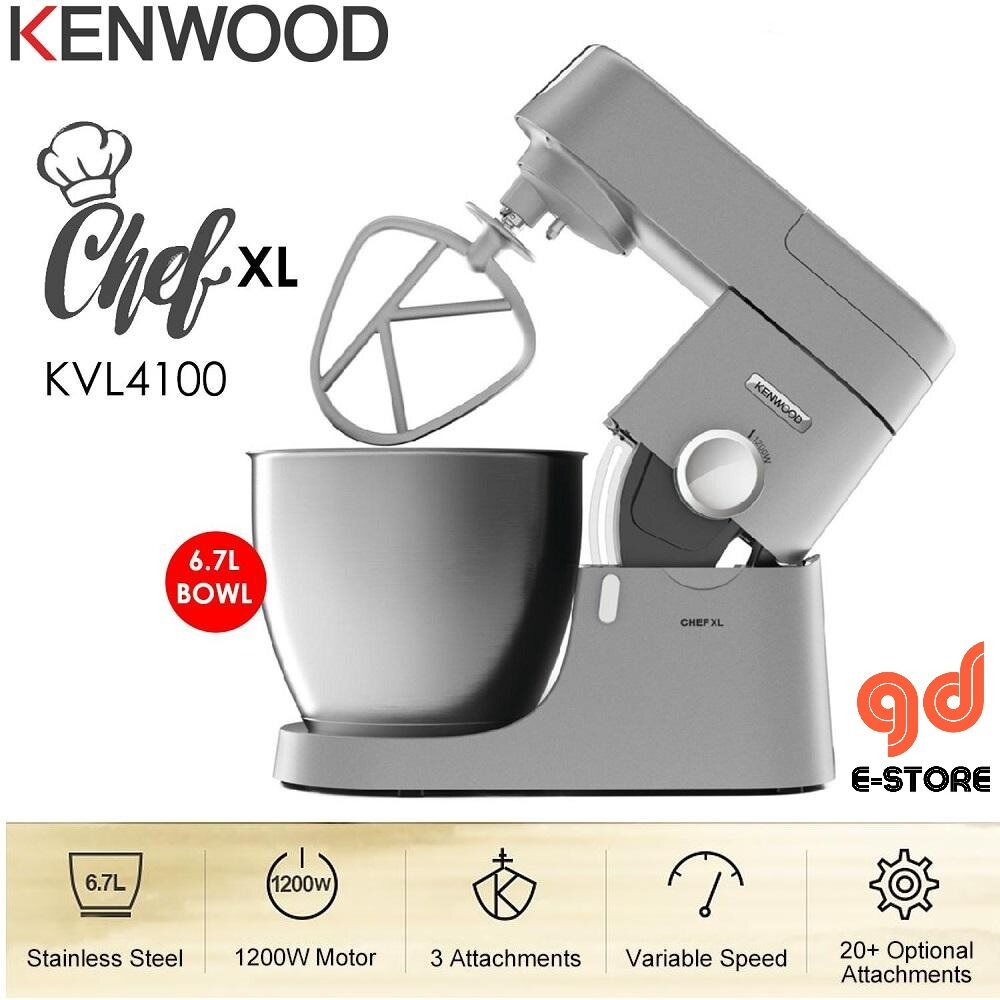 Kenwood KVL4100S Chef XL || Stand Mixer Terbaik