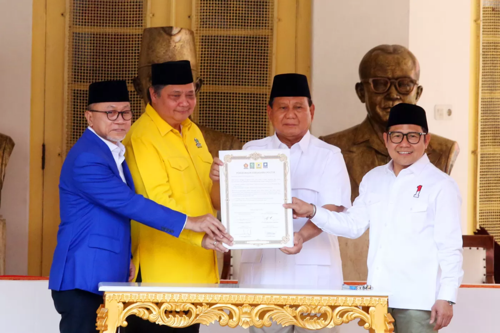 Koalisi Pilpres 2024 Dukung Prabowo