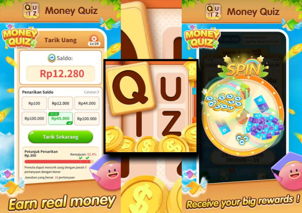 Money Quiz || Game Penghasil Saldo DANA dan OVO 2023
