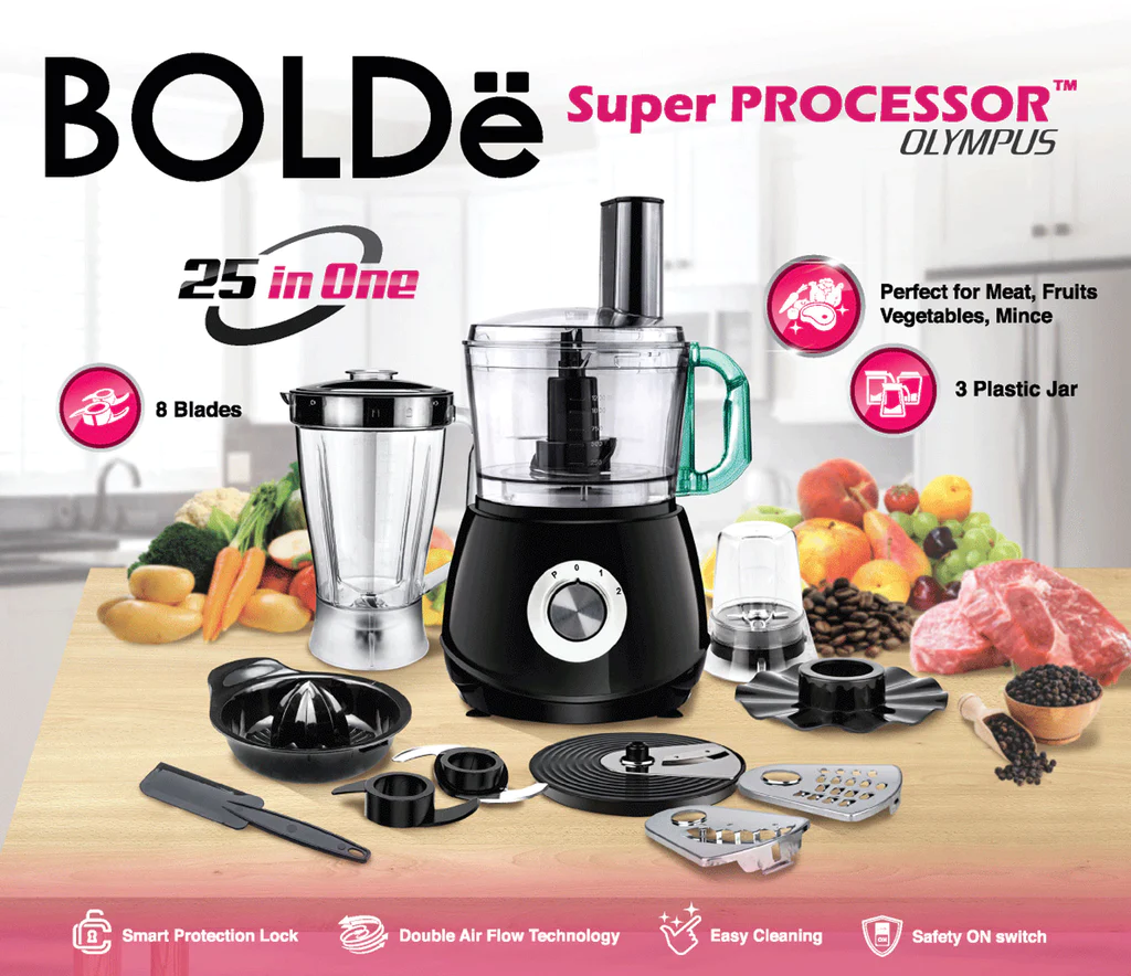 Bolde: Super Processor Olympus || Food Processor Terbaik