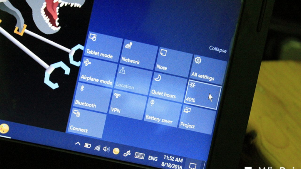 Mengaktifkan Mode Pesawat di Windows 10 Melalui Action Center