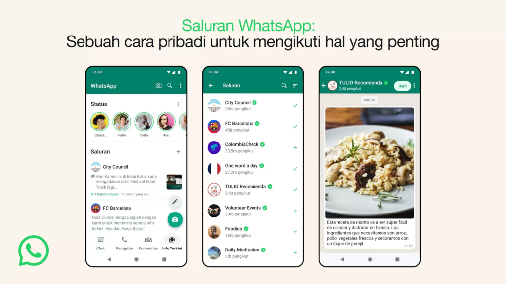 Cara Menggunakan Fitur WhatsApp Channel