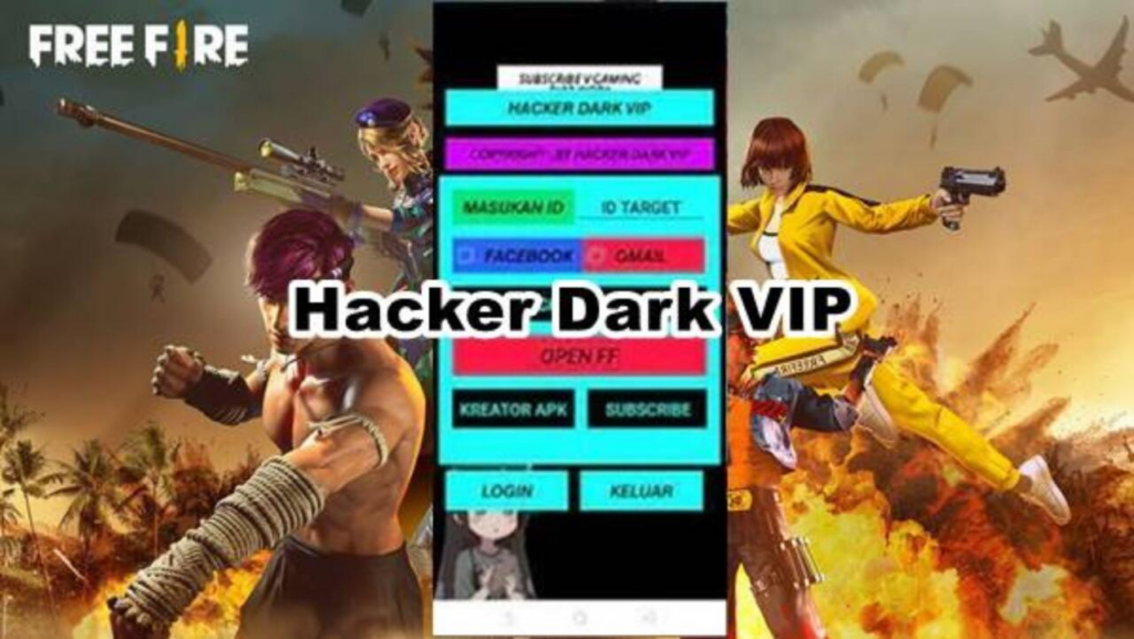 Hacker Dark VIP Aplikasi Headshot FF Terbaru