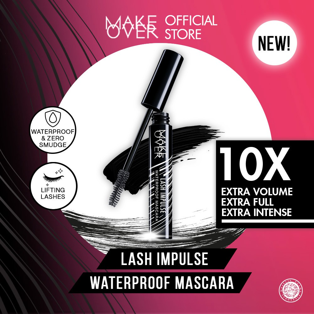 Make Over Lash Impulse Waterproof Mascara || Maskara Waterproof Terbaik
