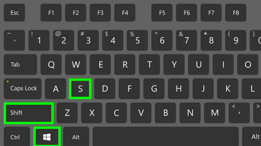 Kombinasi Windows + Shift + S || Cara Screenshot di Laptop Acer