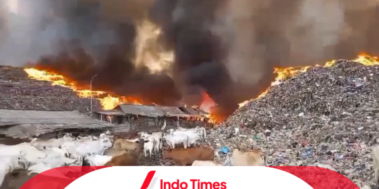 Kebakaran TPA Jatibarang