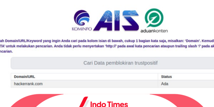 Situs HackerRank Terblokir Secara Tidak Sengaja, Kominfo Meminta Maaf Atas Kesalahan 1 Situs HackerRank Terblokir Secara Tidak Sengaja, Kominfo Meminta Maaf Atas Kesalahan