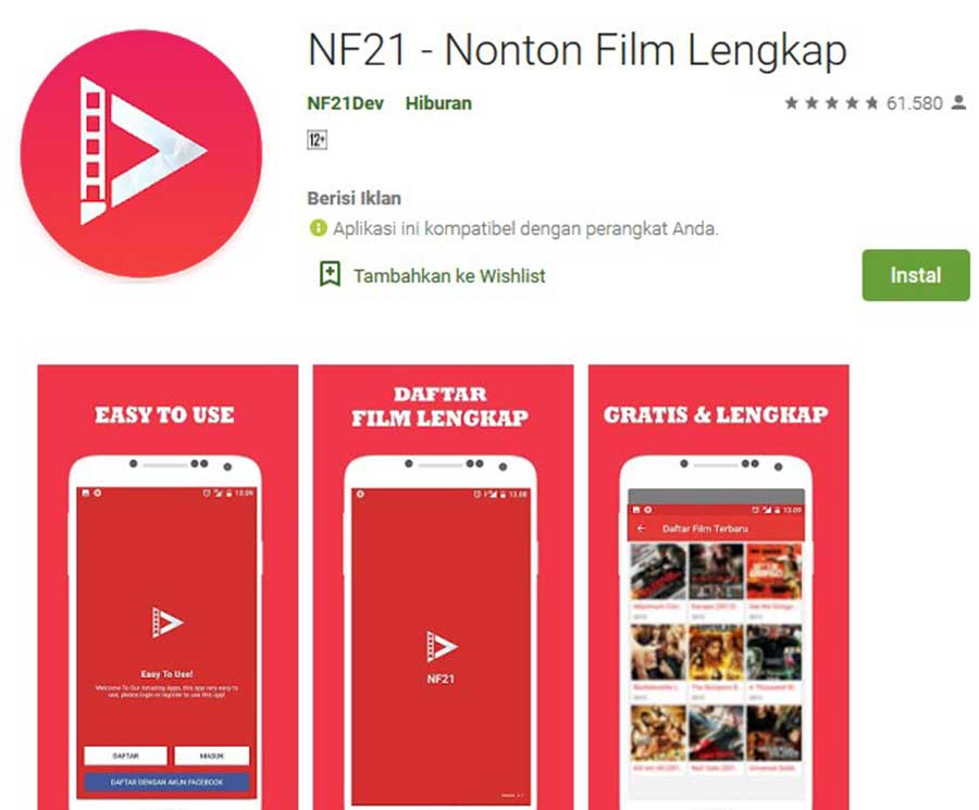 NF21 || Aplikasi Download Film
