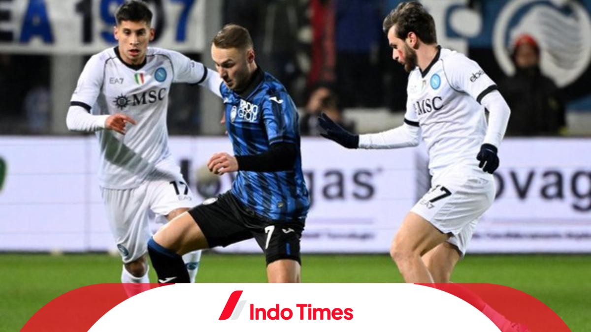 Hasil Akhir Atalanta vs Napoli dengan skor 1 – 2: Eljif Elmas jadi pahlawan