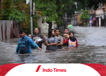 54 RT Terdampak Banjir Jakarta Akibat Hujan Deras