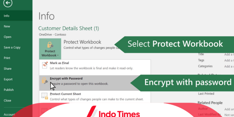3 Cara Mengunci File Excel dan Cara Membukanya 1 Cara Mengunci File Excel