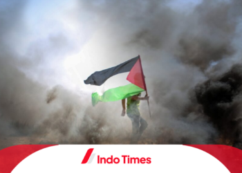 Ulah Sekuriti Copot Bendera Palestina Pengendara Motor Berujung Cekcok Mulut