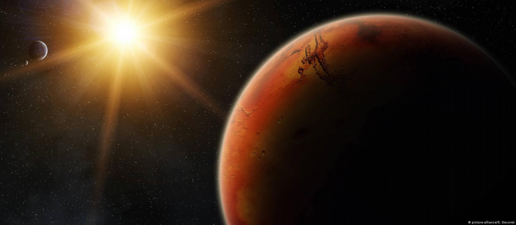 Planet Mars Hilang