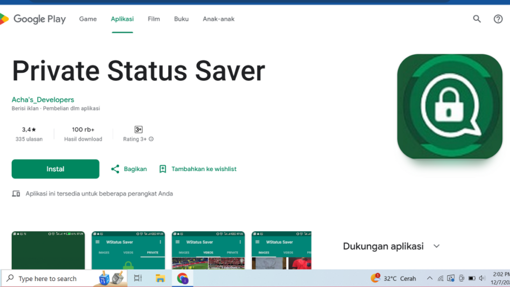 Aplikasi Private Status Saver || Cara Melihat Status WA yang Disembunyikan