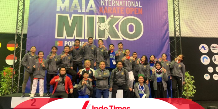 Tim Karate Pelajar Indonesia Menangkan 16 Medali di Kejuaraan Internasional di Portugal 1 Tim Karate Pelajar Indonesia Menangkan 16 Medali di Kejuaraan Internasional di Portugal